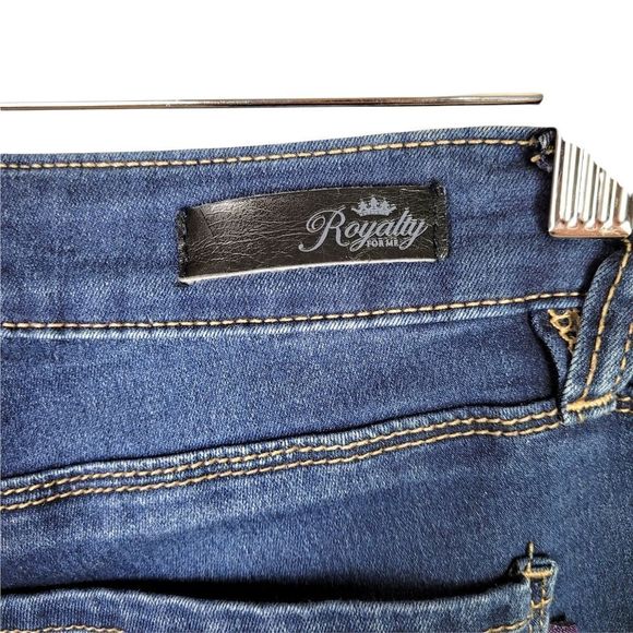 Royalty For Me Slim Fit Skinny Dark Wash Jeans - Picture 3 of 7